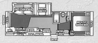 2000 GLENDALE GOLDEN FALCON 28RLG, , floor-plans-day image number 0